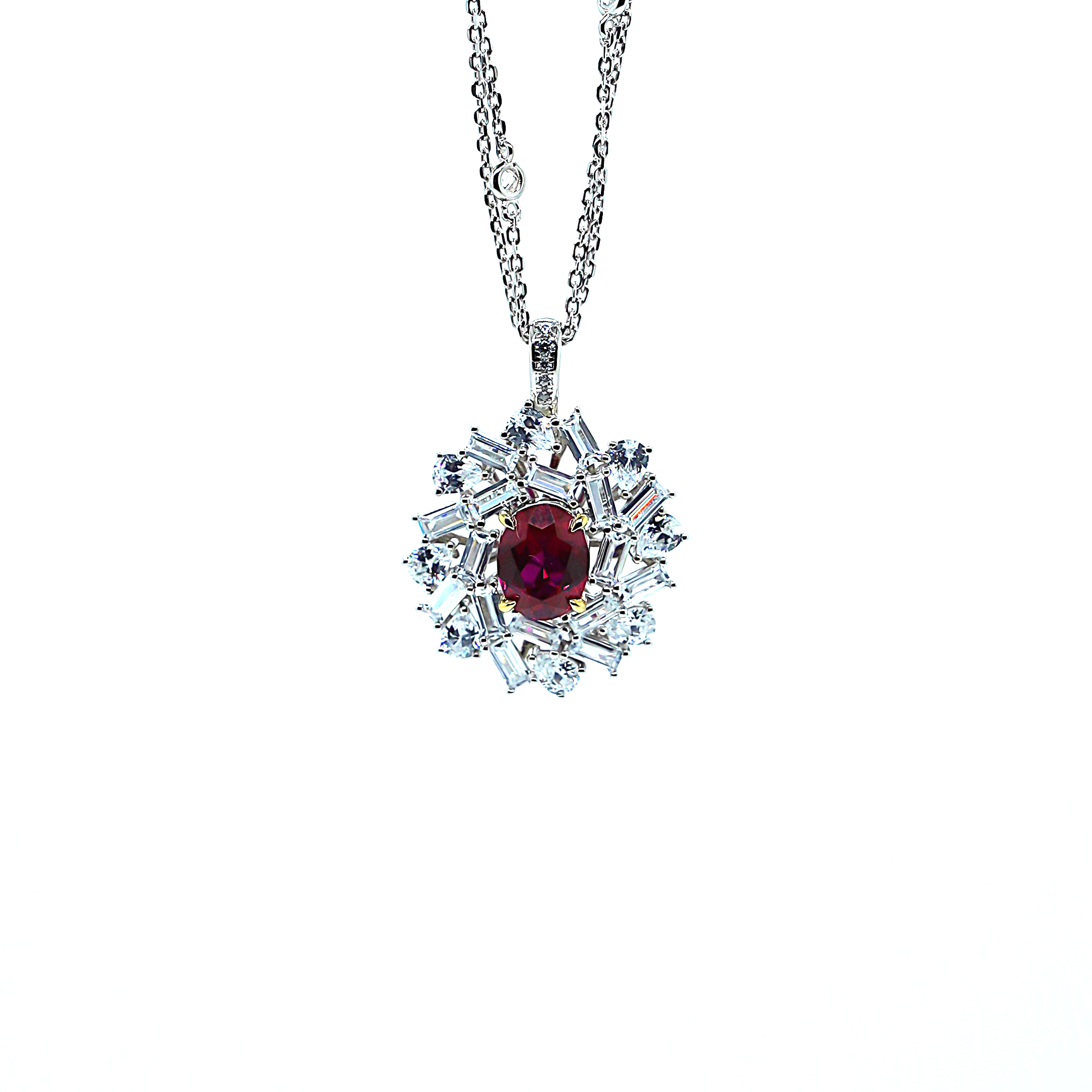 A particularly beautiful ruby necklace